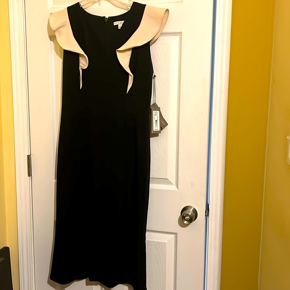 Beautiful black/cream dress.